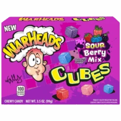 Warheads Sour Berry Mix Cubes Theatre Box - 3.5oz (99g)