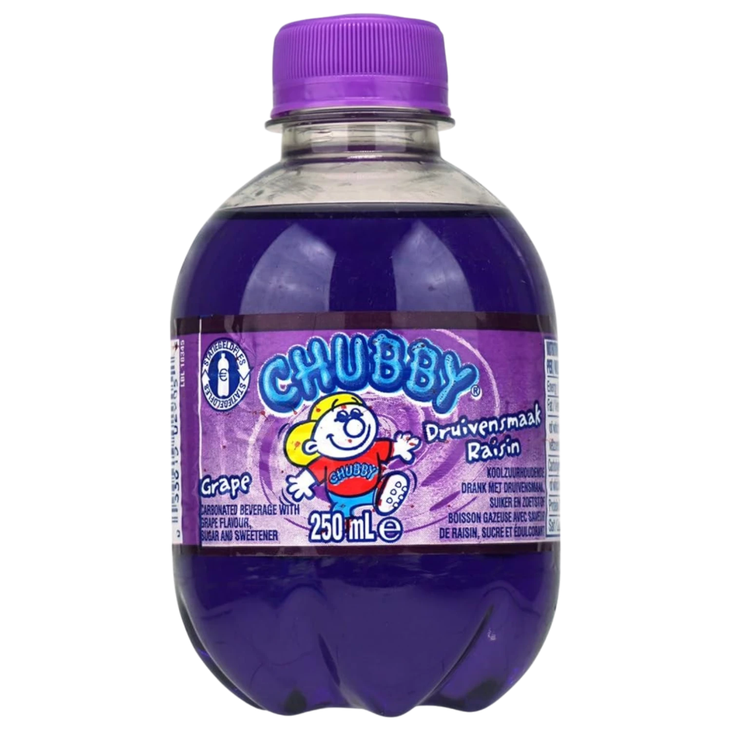 Chubby Grape Flavoured Soda - 8.45fl.oz (250ml) 3 Chubby Grape Flavoured Soda - 8.45fl.oz (250ml)
