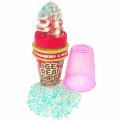 Crazy Candy Factory Ice Cream Lollipop & Sprinkle Dip (SINGLE) - 0.71oz (20g)