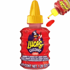 Lucas Gusano Chamoy Liquid Candy - 1.26oz (36g)