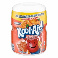 Kool Aid Orange Mix Tub - 19oz (538g)