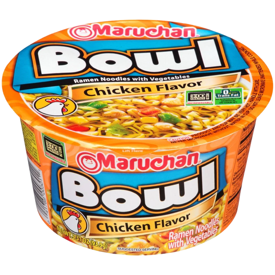 Maruchan Chicken Ramen Noodles Bowl - 3.31oz (94g) 3 Maruchan Chicken Ramen Noodles Bowl - 3.31oz (94g)