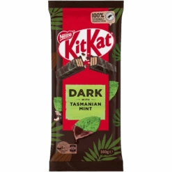 Kit Kat XL Dark Tasmanian Mint Chocolate Block (Australia) - 5.6oz (160g)