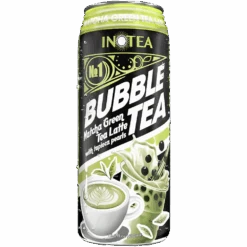 Inotea Matcha Green Tea Latte Bubble Tea With Tapioca Pearls - 16.6fl.oz (490ml) Ku