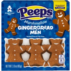 Peeps Marshmallow Gingerbread Men 6 Pack(Christmas Limited Edition) - 3oz (85g)