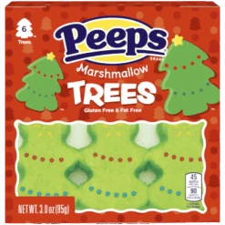 Peeps Marshmallow Christmas Trees 6 Pack (Christmas Limited Edition) - 3oz (85g)