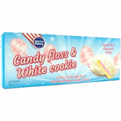 American Bakery White Chocolate Coated Candy Floss Cookies- 3.38oz (96g)
