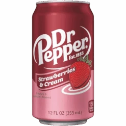 Dr Pepper Strawberries & Cream - 12fl.oz (355ml)