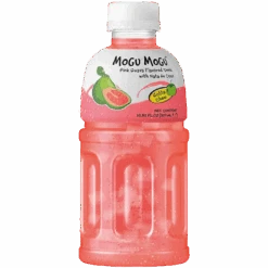 Mogu Mogu Pink Guava Flavoured Drink With Nata De Coco - 10.8fl.oz (320ml)
