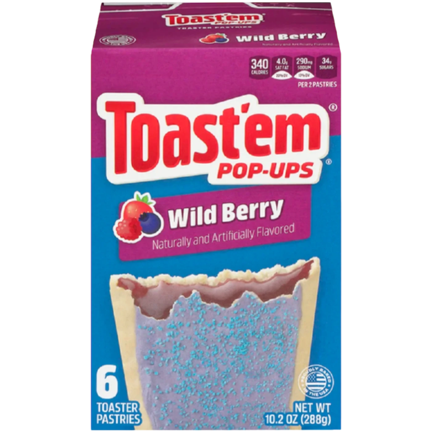 Toast'em POP-UPS Frosted Wild Berry Toaster Pastries 3 Toast'em POP-UPS Frosted Wild Berry Toaster Pastries