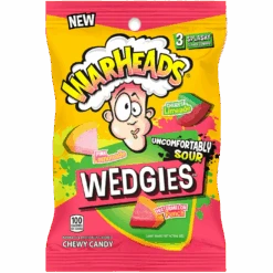 Warheads Wedgies Peg Bag - 4.5oz (127g)