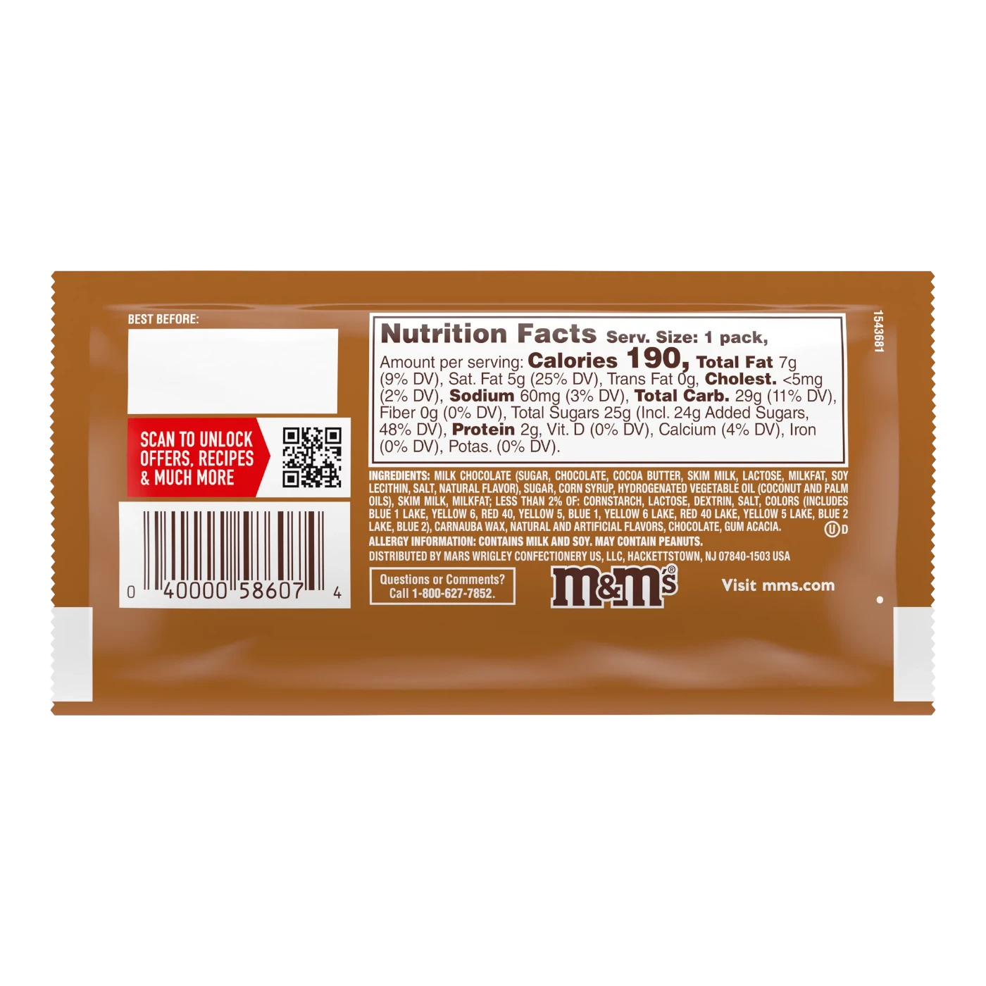 M&M's Caramel Cold Brew - 1.41oz (40g) 4 M&M's Caramel Cold Brew - 1.41oz (40g) - Image 2