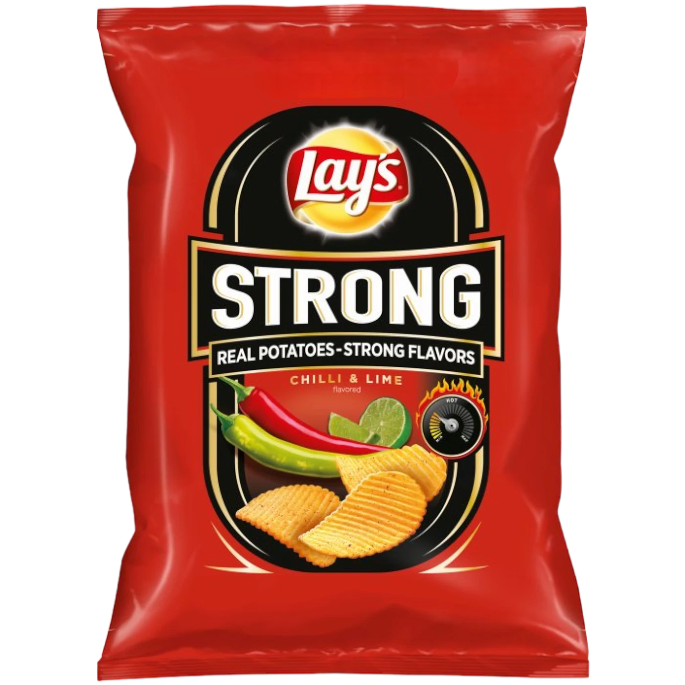 Lay's Strong Chilli & Lime - 4.5oz (120g) 3 Lay's Strong Chilli & Lime - 4.5oz (120g)
