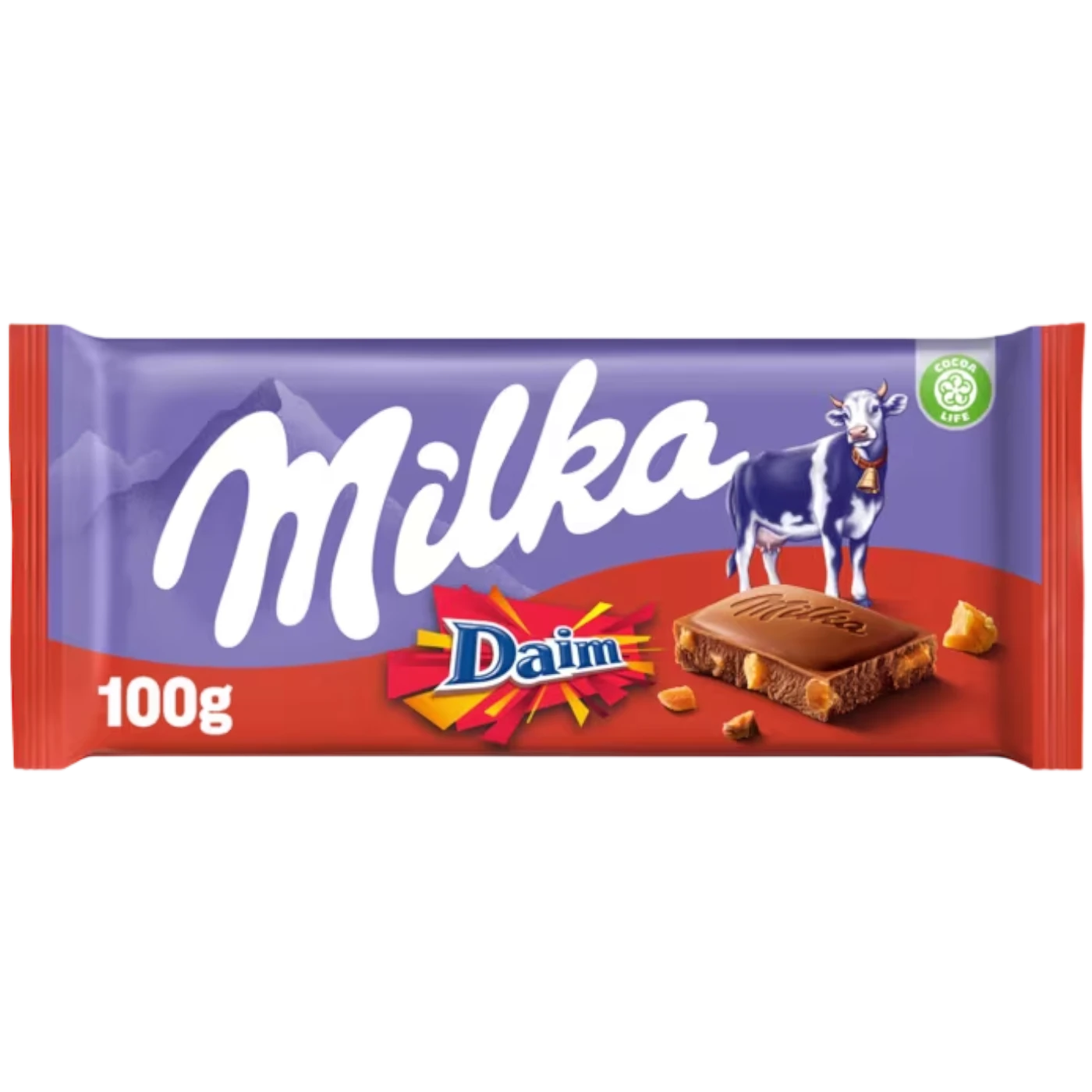 Milka Daim Chocolate Bar - 3.5oz (100g) 3 Milka Daim Chocolate Bar - 3.5oz (100g)