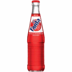 Mexican Fanta Strawberry Glass Bottle (Mexico) - 12fl.oz (355ml)